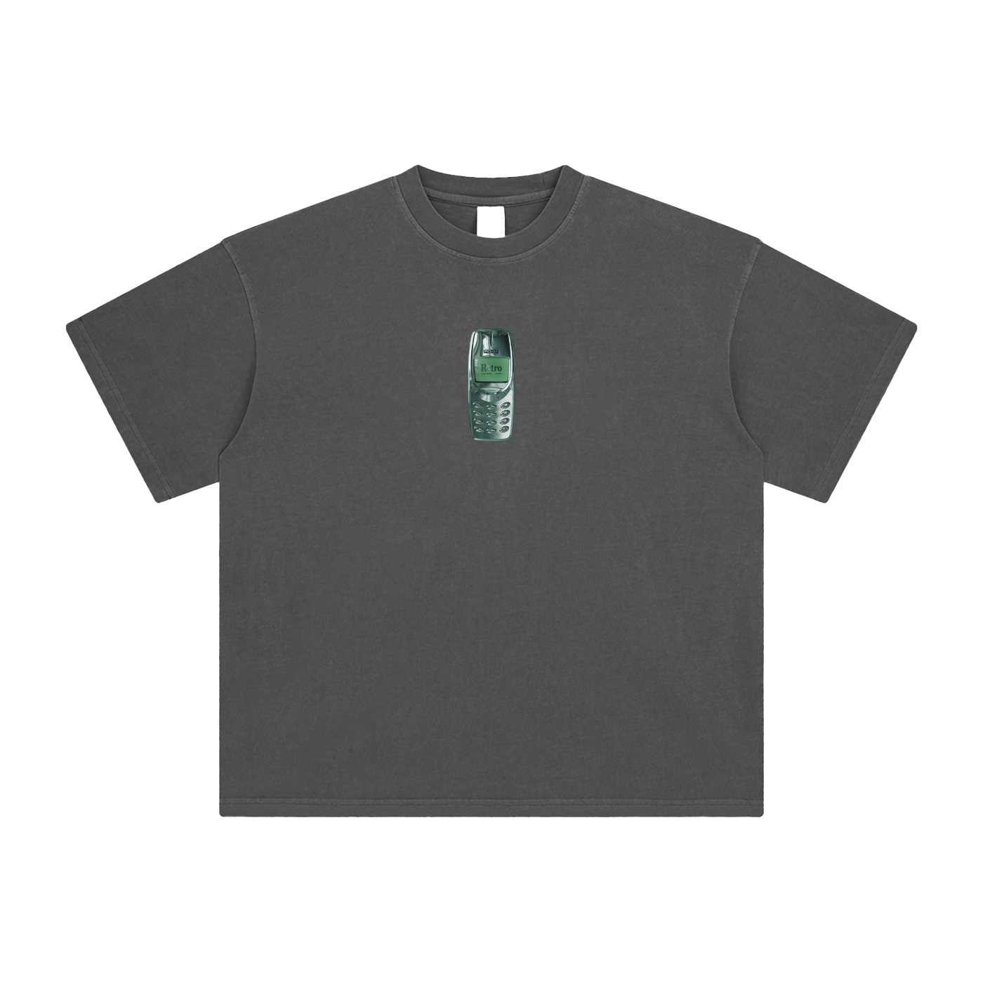 Retro Phone Tee - Enzyme Washed